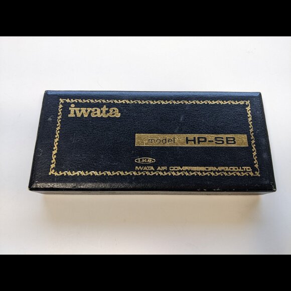 Vintage Iwata HP-SB Side Feed Airbrush with case Japan - WORKS - Picture 2 of 8
